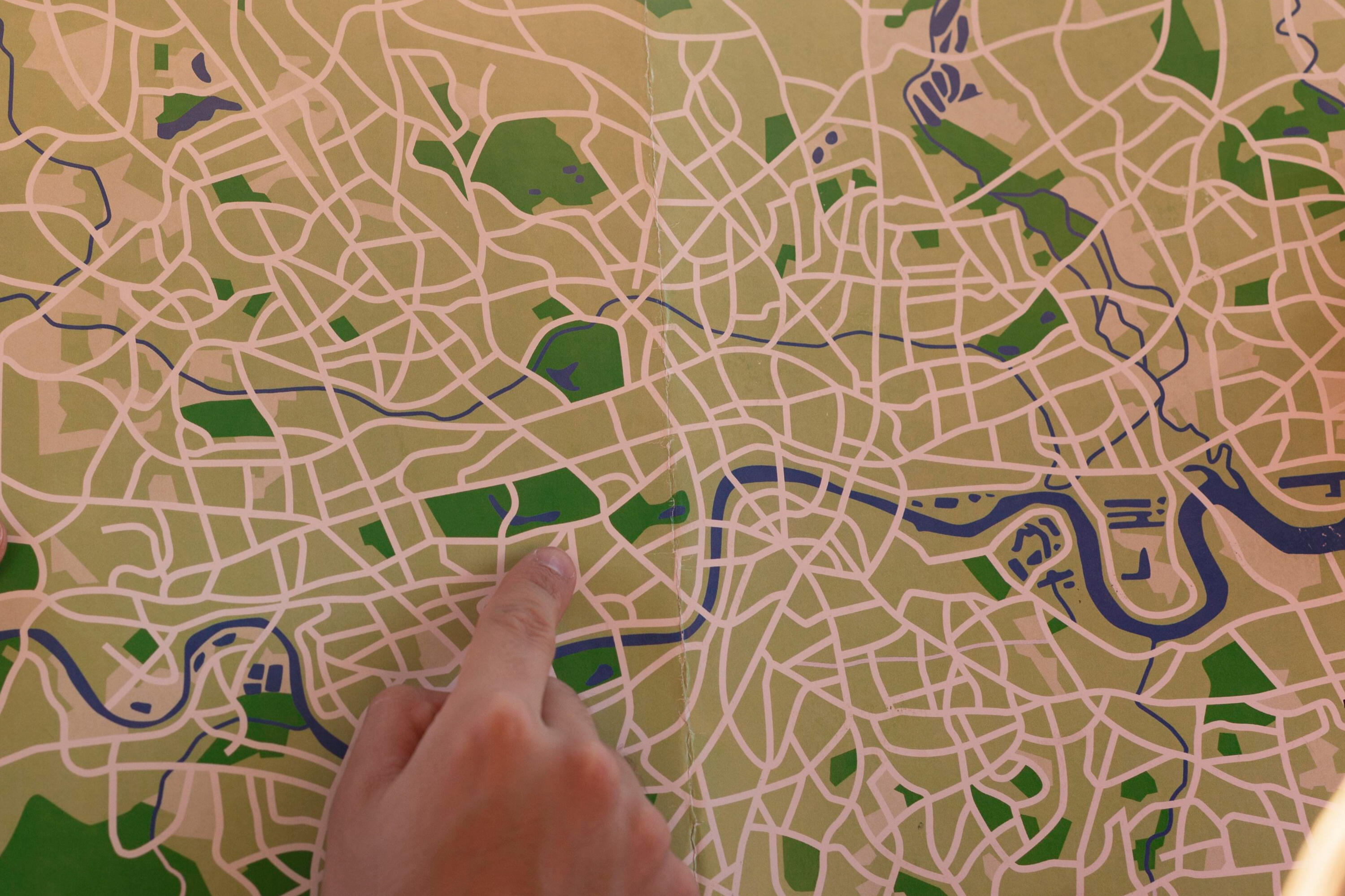 Dónde estamos Señalando sobre un mapa